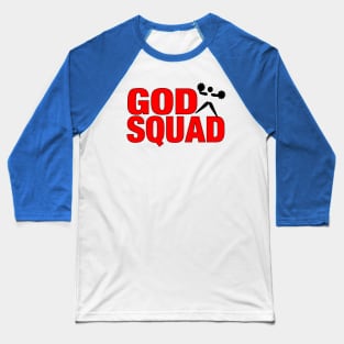 GOD SQUAD - Cheerleader Red Baseball T-Shirt